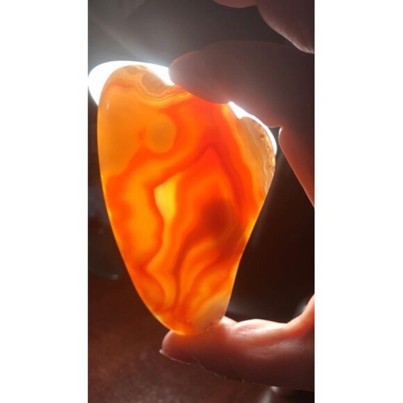 Beautiful Carnelian Guasha - Face Massager - Picture 5 of 5